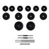 Barbell +2 Dumbbell Set 67.2 lb